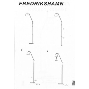 Lampa podłogowa biała Fredrikshamn | Markslojd - Kup teraz!
