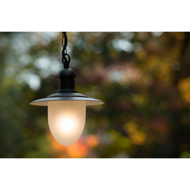 Lampa wisząca retro Aruba czarna | Lucide - Ogród i Taras