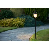 Lampa zewnętrzna retro Aruba | Lucide - 110cm, czarna