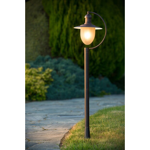 Lampa zewnętrzna retro Aruba Lucide | 110cm, Rdzawy | Sklep z lampami