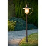 Lampa zewnętrzna retro Aruba Lucide | 110cm, Rdzawy | Sklep z lampami