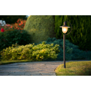 Lampa zewnętrzna retro Aruba Lucide | 110cm, Rdzawy | Sklep z lampami