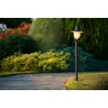Lampa zewnętrzna retro Aruba Lucide | 110cm, Rdzawy | Sklep z lampami