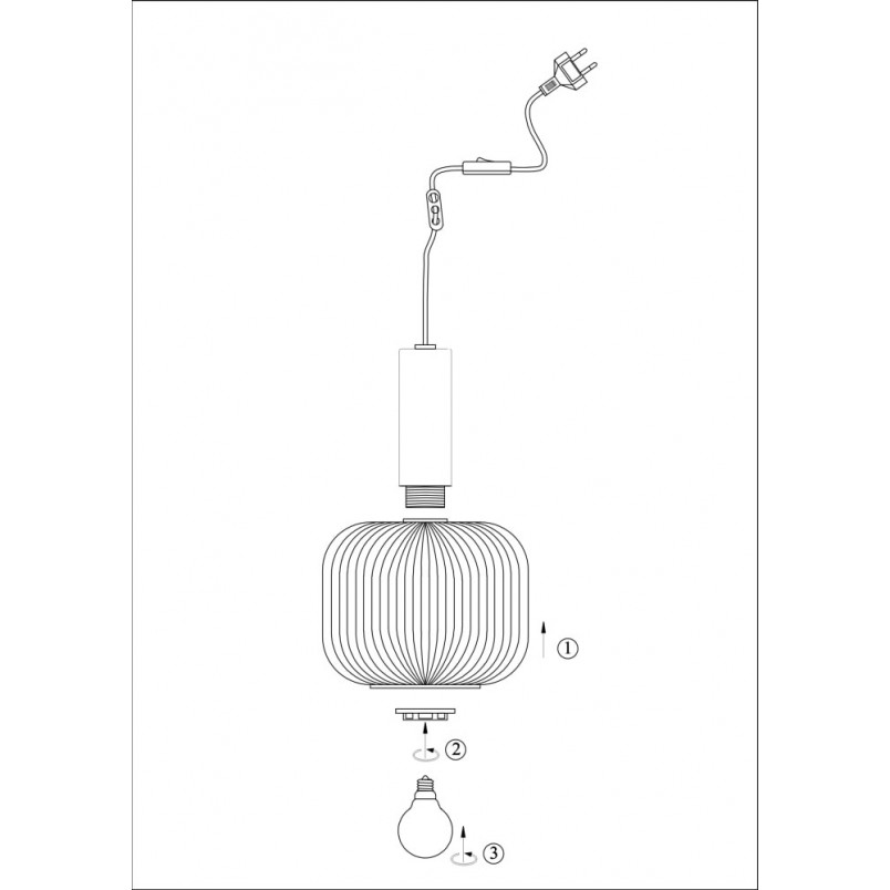 Lampa wisząca Sober biało-mosiężna | Markslojd