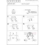 Reflektor sufitowy LED Jaster Focus II - Lucide | Czarny