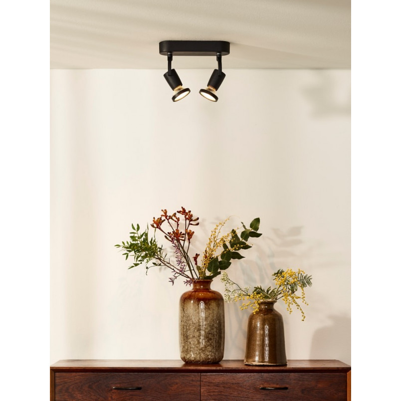 Reflektor sufitowy LED Jaster Focus II - Lucide | Czarny