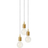 Lampa wisząca Bronx III - Mosiądz, E27 | Markslojd