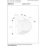 Kinkiet Lucide Manuela czarny | Loftowy design