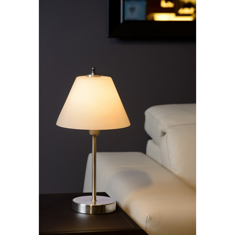 Lampa stołowa antyczna Touch - chrom Lucide | Sklep z lampami