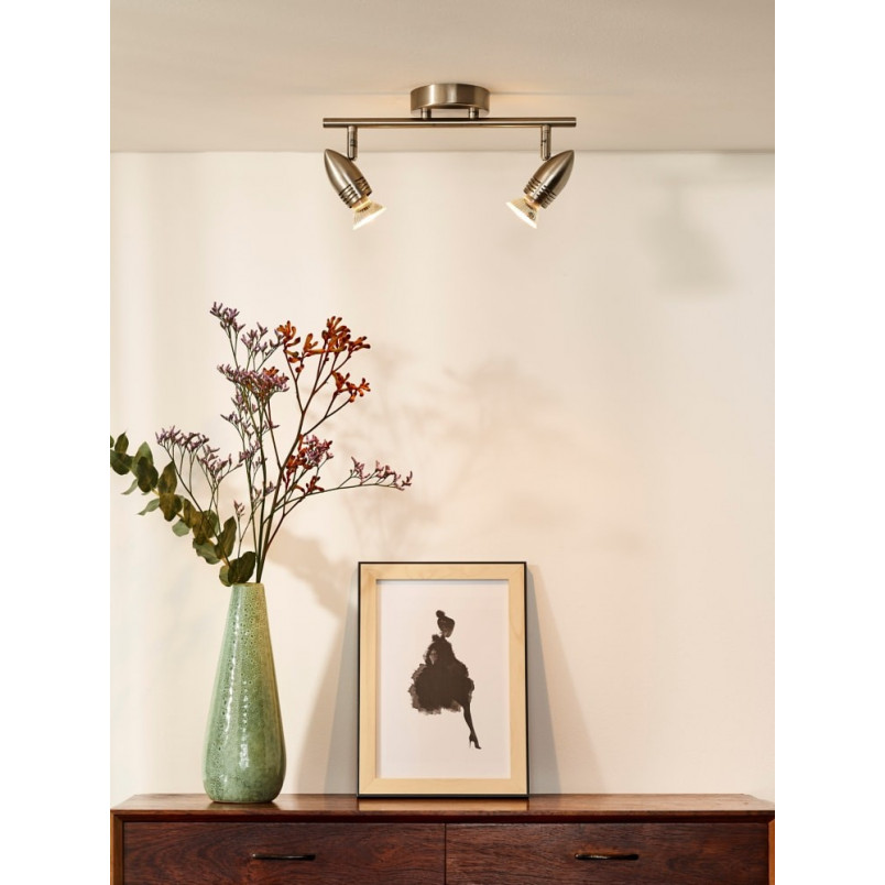 Reflektor Caro II LED - Chrom, 2x GU10 | Lucide