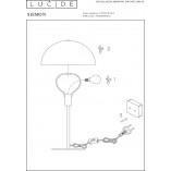 Lampa stołowa "Grzybek" Siemon żółta Lucide | Kup teraz!