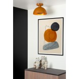 Plafon sufitowy Siemon 25cm żółty Lucide | Retro Design