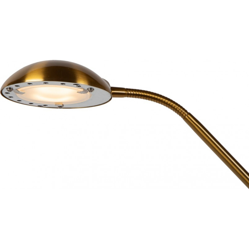Lampa podłogowa Zenith mosiądz Lucide | LED, ściemniacz