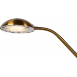 Lampa podłogowa Zenith mosiądz Lucide | LED, ściemniacz
