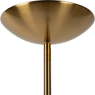 Lampa podłogowa Zenith mosiądz Lucide | LED, ściemniacz