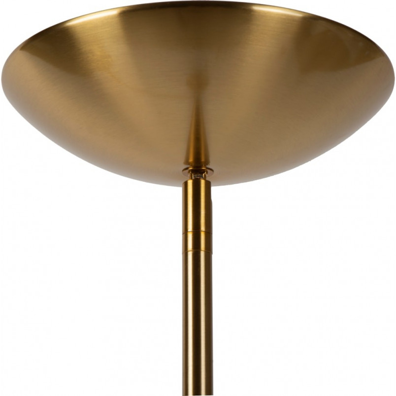 Lampa podłogowa Zenith mosiądz Lucide | LED, ściemniacz