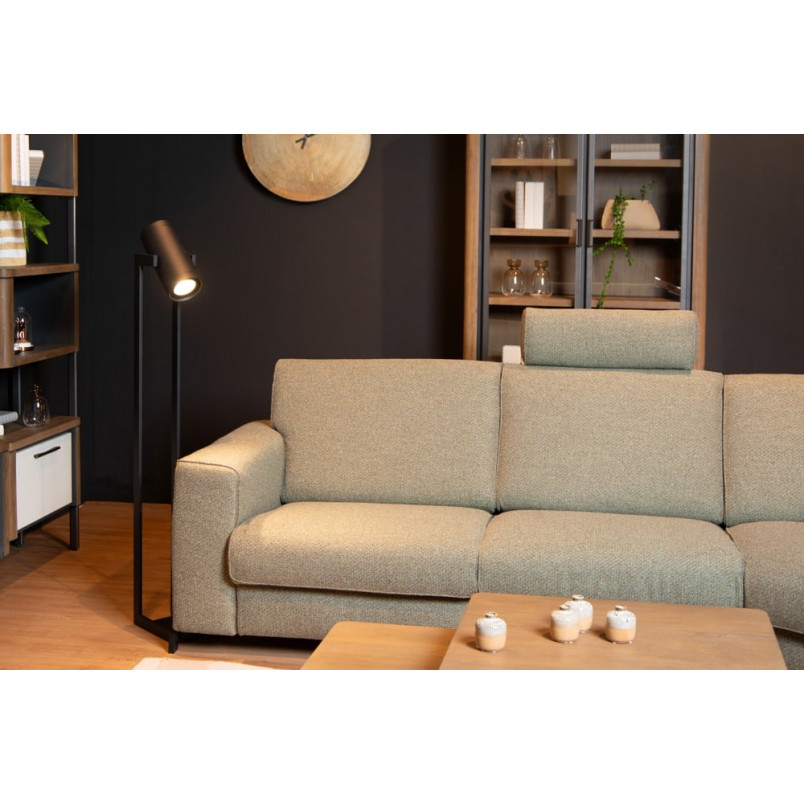 Lampa podłogowa Zenith mosiądz Lucide | LED, ściemniacz