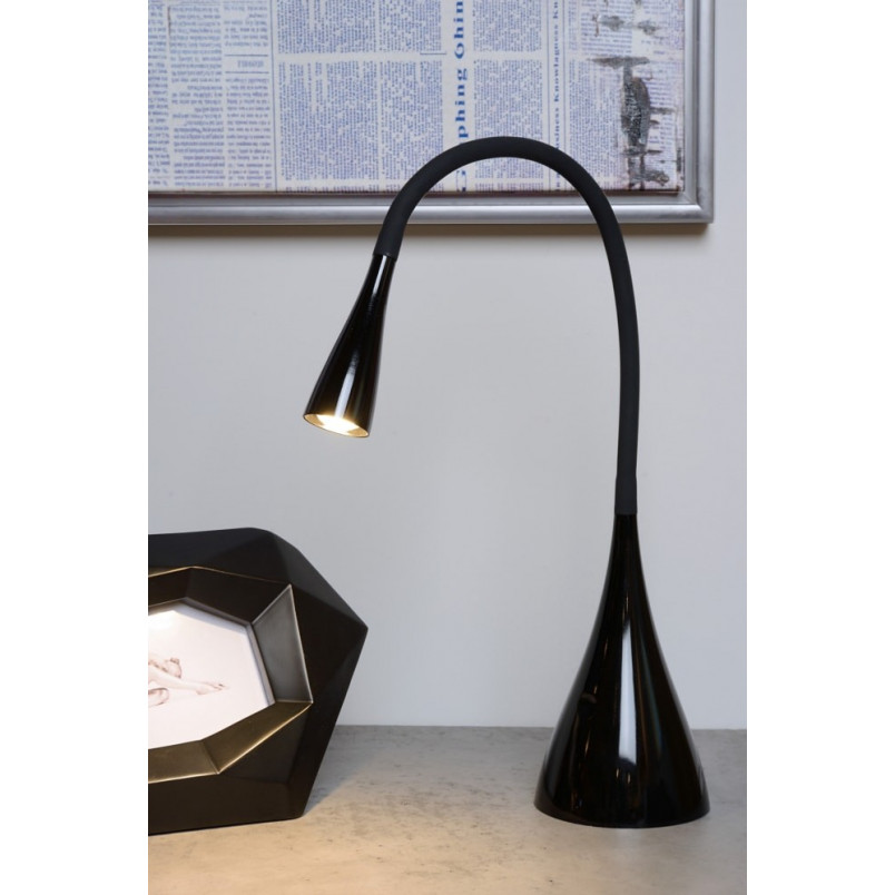 Lampa biurkowa LED czarna Lucide Zozy - Minimalistyczny Design