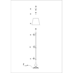 Lampa podłogowa Imperia mosiądz/biała | Markslojd - Elegancki Design