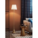 Lampa podłogowa Imperia mosiądz/biała | Markslojd - Elegancki Design