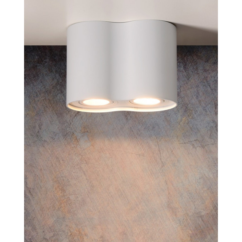 Lampa Spot Tube Round II | Biała, Lucide | Sklep z Oświetleniem
