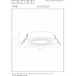 Lampa Tube Round Lucide - Spot LED, Chrom Satynowy | Sklep z Lampami