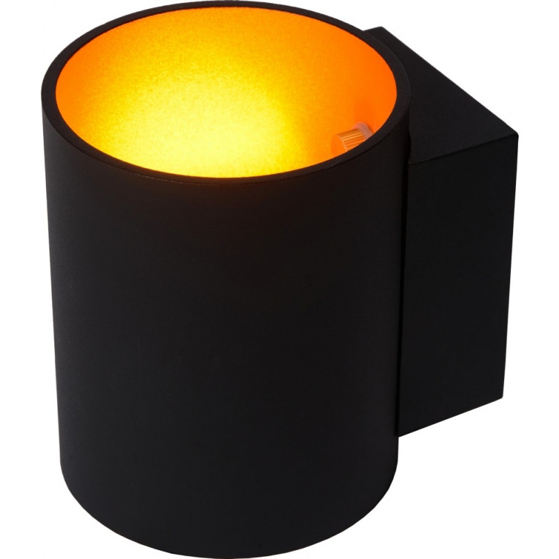 Kinkiet Lucide Xera Round czarny - Minimalizm i elegancja