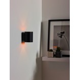 Kinkiet Lucide Xera Round czarny - Minimalizm i elegancja