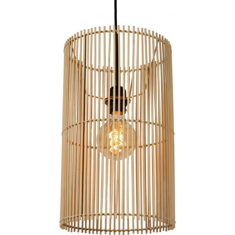 Lampa Wisząca Rattanowa Boho Jantine | Lucide