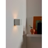 Kinkiet minimalistyczny Xera Square biały Lucide | Sklep z lampami