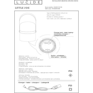 Lampa ogrodowa LED Lucide Little Joe - Nowoczesny Design
