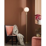 Lampa podłogowa Minna - Szklana Kula | Markslojd
