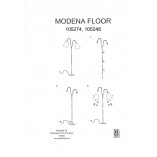 Lampa podłogowa Modena czarna - Markslojd | Elegancki design