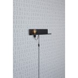 Kinkiet Industrialny Czarny Markslojd z Półką i USB - Multi 50cm