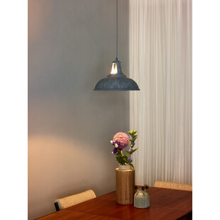Lampa Wisząca Industrialna Markit | Szara Lucide - Kup Teraz!