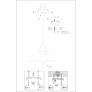 Lampa Wisząca Industrialna Markit | Szara | Lucide