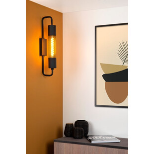 Kinkiet Loft Calixt Czarny | Lucide - Stylowe Oświetlenie