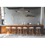 Lampa wisząca loft Calixt czarna | Lucide - 122cm