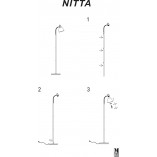 Lampa podłogowa biała Nitta | Markslojd - Komfort i styl