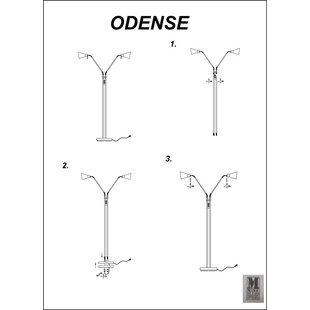 Lampa podłogowa Odense - Markslojd | Srebrna, Retro
