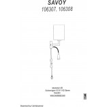 Kinkiet Savoy biały Markslojd - Nowoczesny design | Kup online