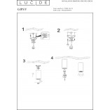 Lampa Spot Gipsowa Lucide Gipsy Round - Biała, GU10