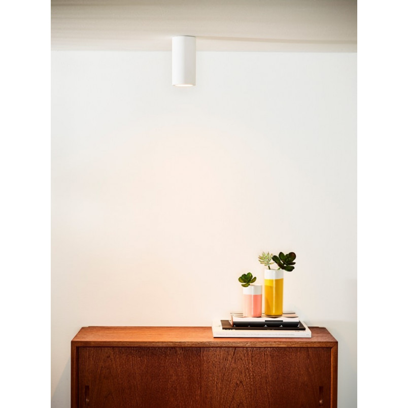 Lampa Spot Gipsowa Lucide Gipsy Round - Biała, GU10