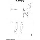 Kinkiet Savoy mosiądz/biały Markslojd - Eleganckie oświetlenie