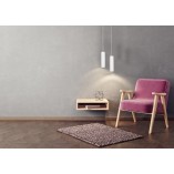 Lampa wisząca tuba Gipsy biała | Lucide - Sklep z lampami