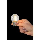 Żarówka Lucide G45 Filament E27 - Ściemniana, Ciepłe Światło
