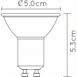 Żarówka LED GU10 5W ściemnialna biała Lucide - Odkryj!
