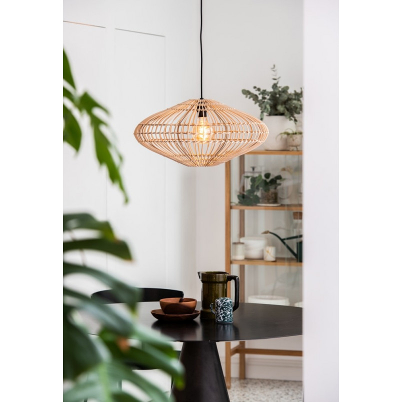 Lampa wisząca rattanowa boho Magali | Lucide - Odkryj naturalny styl