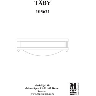 Plafon LED Taby - nowoczesny design | Markslojd