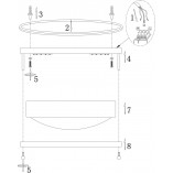 Plafon LED Taby - nowoczesny design | Markslojd